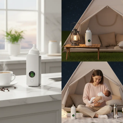 Chauffe-biberon Électrique Rechargeable™ Mon Compagnon